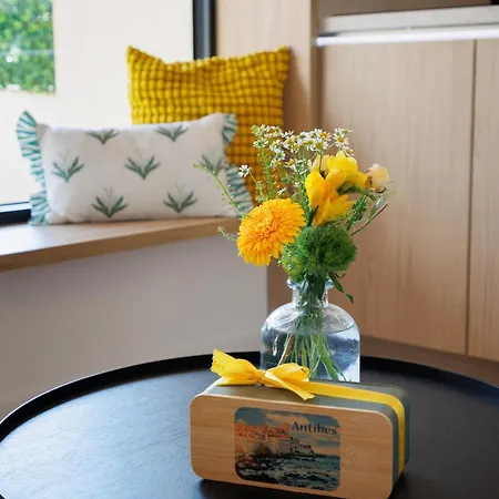 아파트 Cigale Jaune Avec Terrasse Et Piscine A